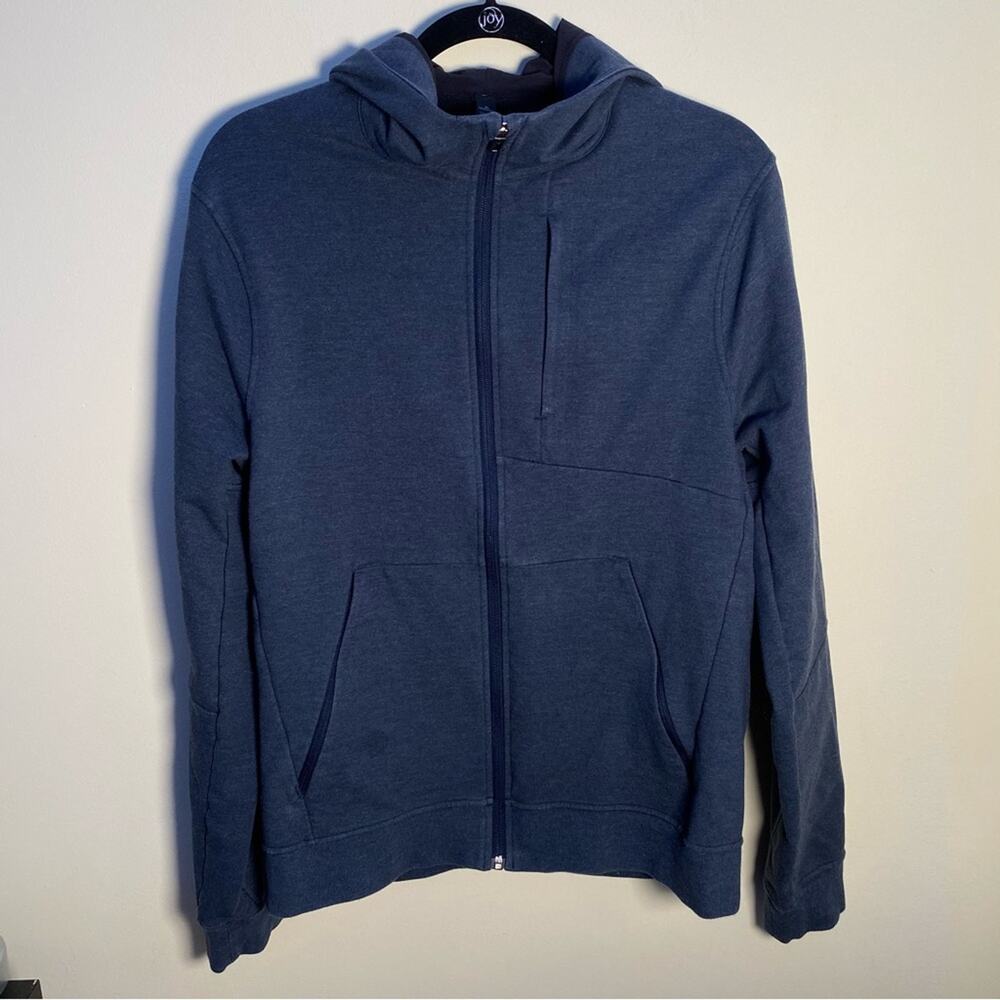Lululemon Men's Navy Blue Heathered Jacket Size M